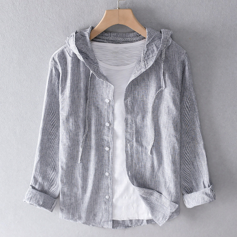 Lichte dames blouse met capuchon