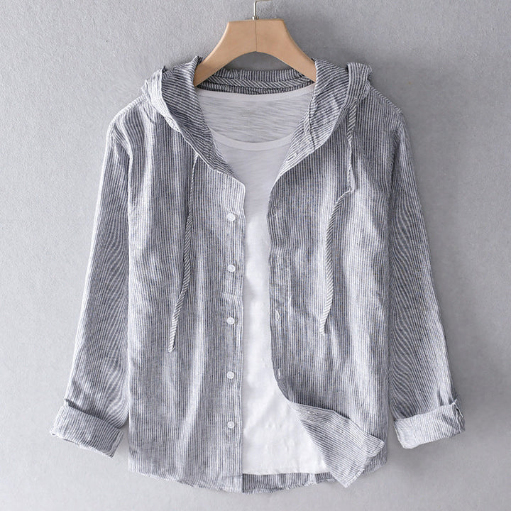 Lichte dames blouse met capuchon