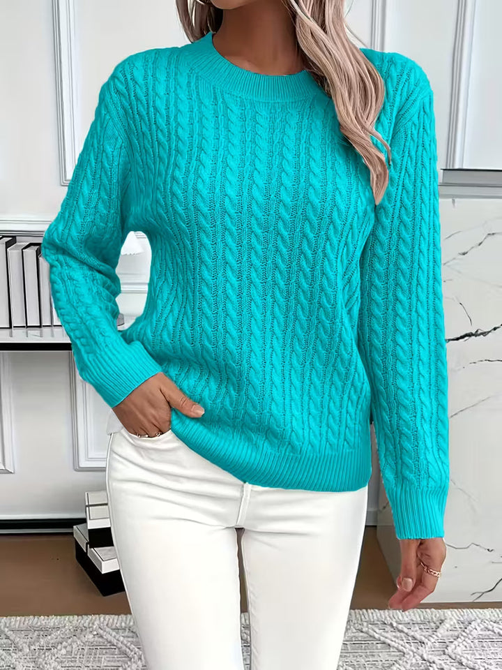 ADRIANA – KABELBREI COZY LANGERMIG TRUI