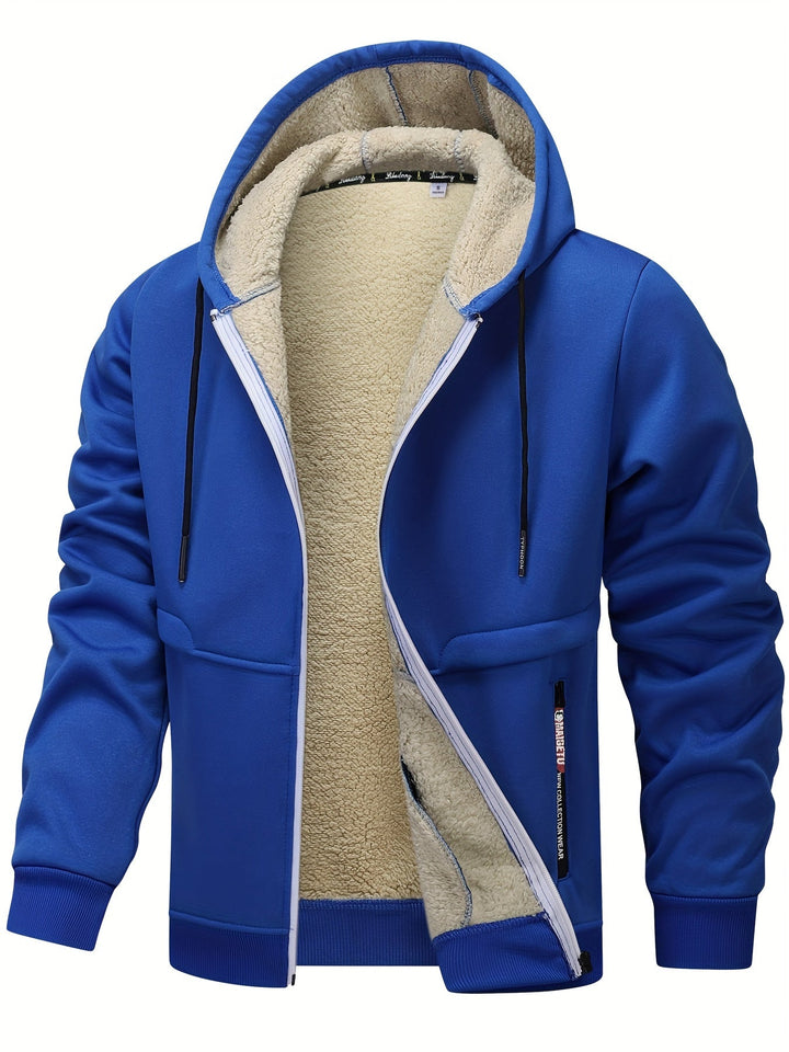 Russell | Gezellige Hooded Zip-Up Jast