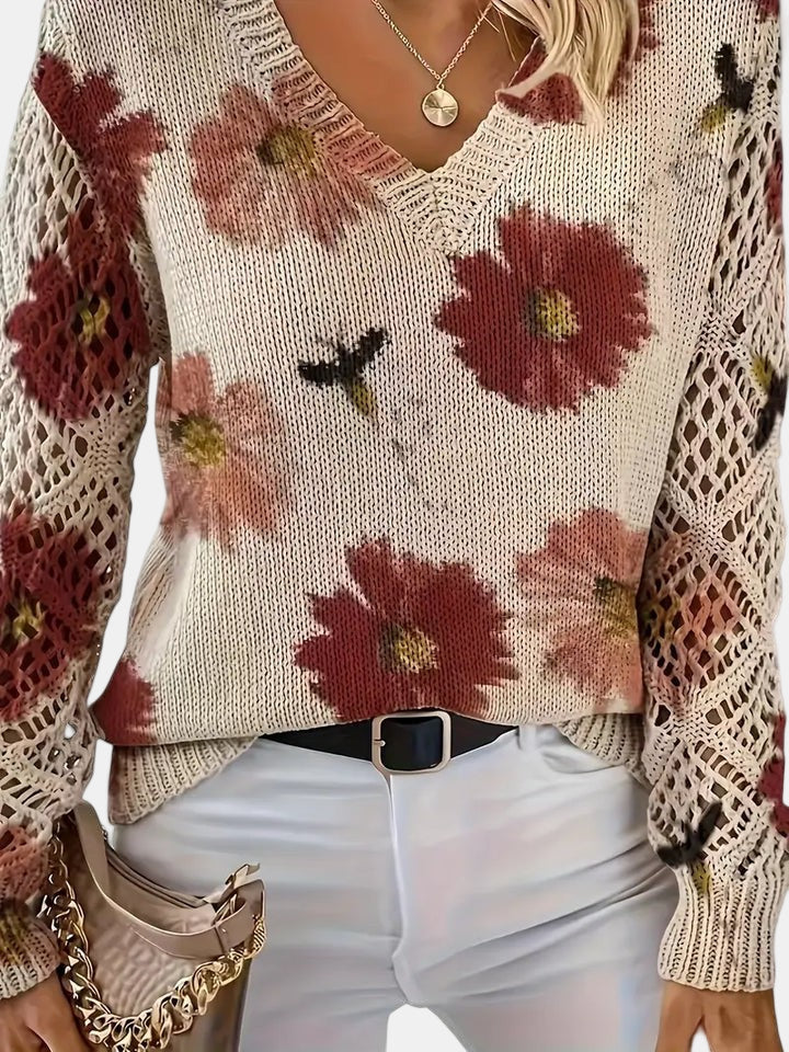 BRIANNA – BLOEIENDE CHIC BREISWEATER