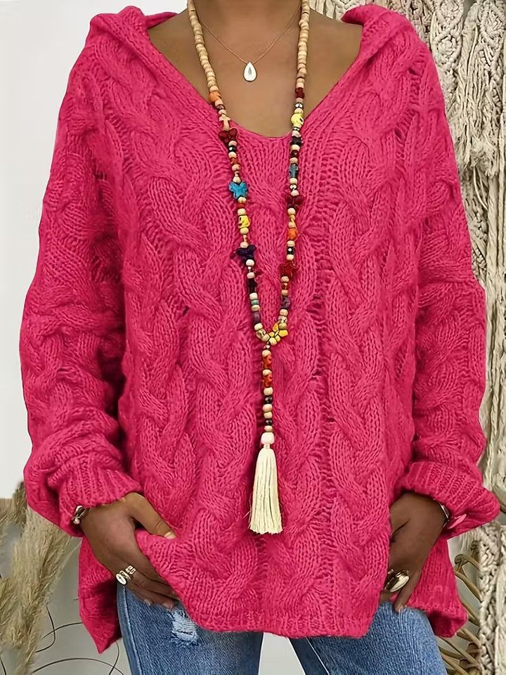 ISLA – CHUNKY BREI HOODED SWEATER
