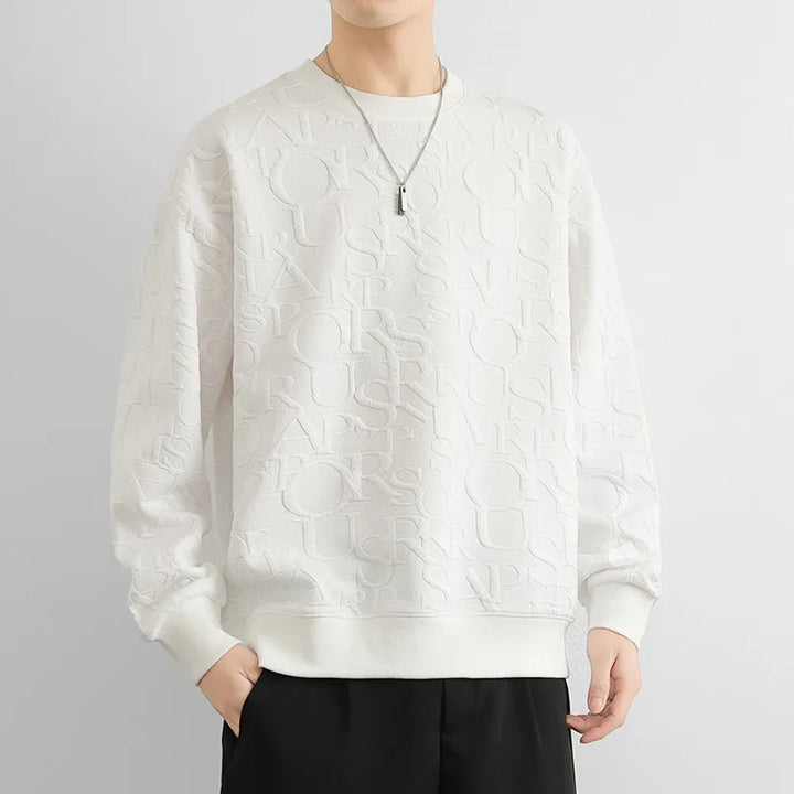 Jameson | Herentrui met reliëfpatroon en ribboorden