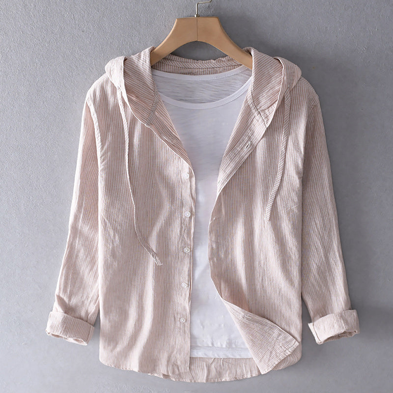 Lichte dames blouse met capuchon