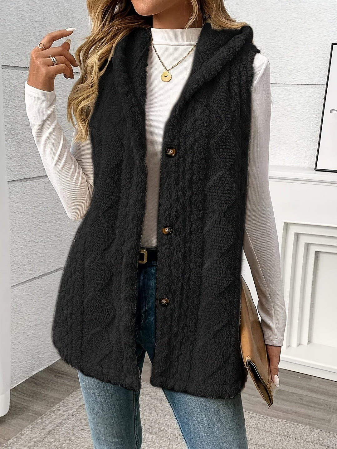 Lorna | Gezellige Gevoerde Mouwloze Vest