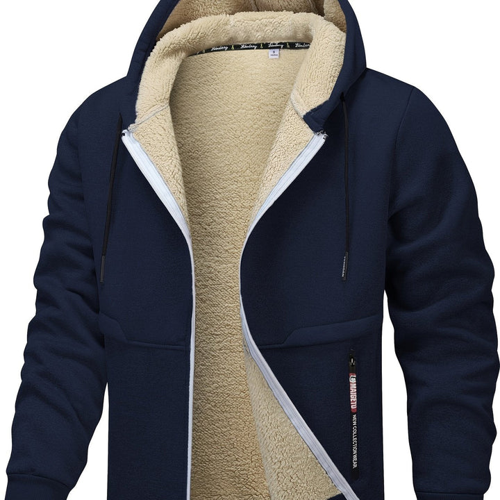 Russell | Gezellige Hooded Zip-Up Jast