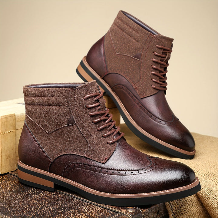 Roland | Klassieke Wingtip Enkellaarzen