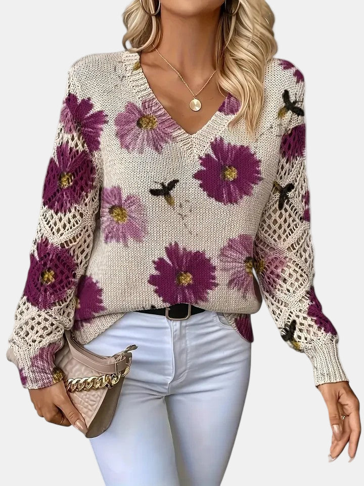 BRIANNA – BLOEIENDE CHIC BREISWEATER