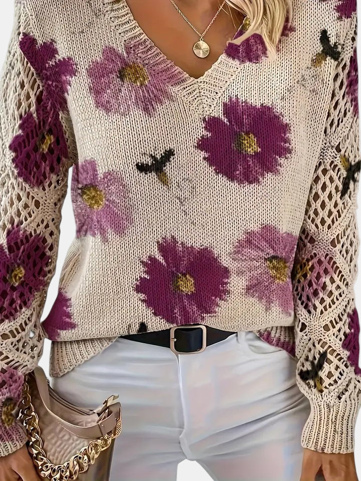 BRIANNA – BLOEIENDE CHIC BREISWEATER