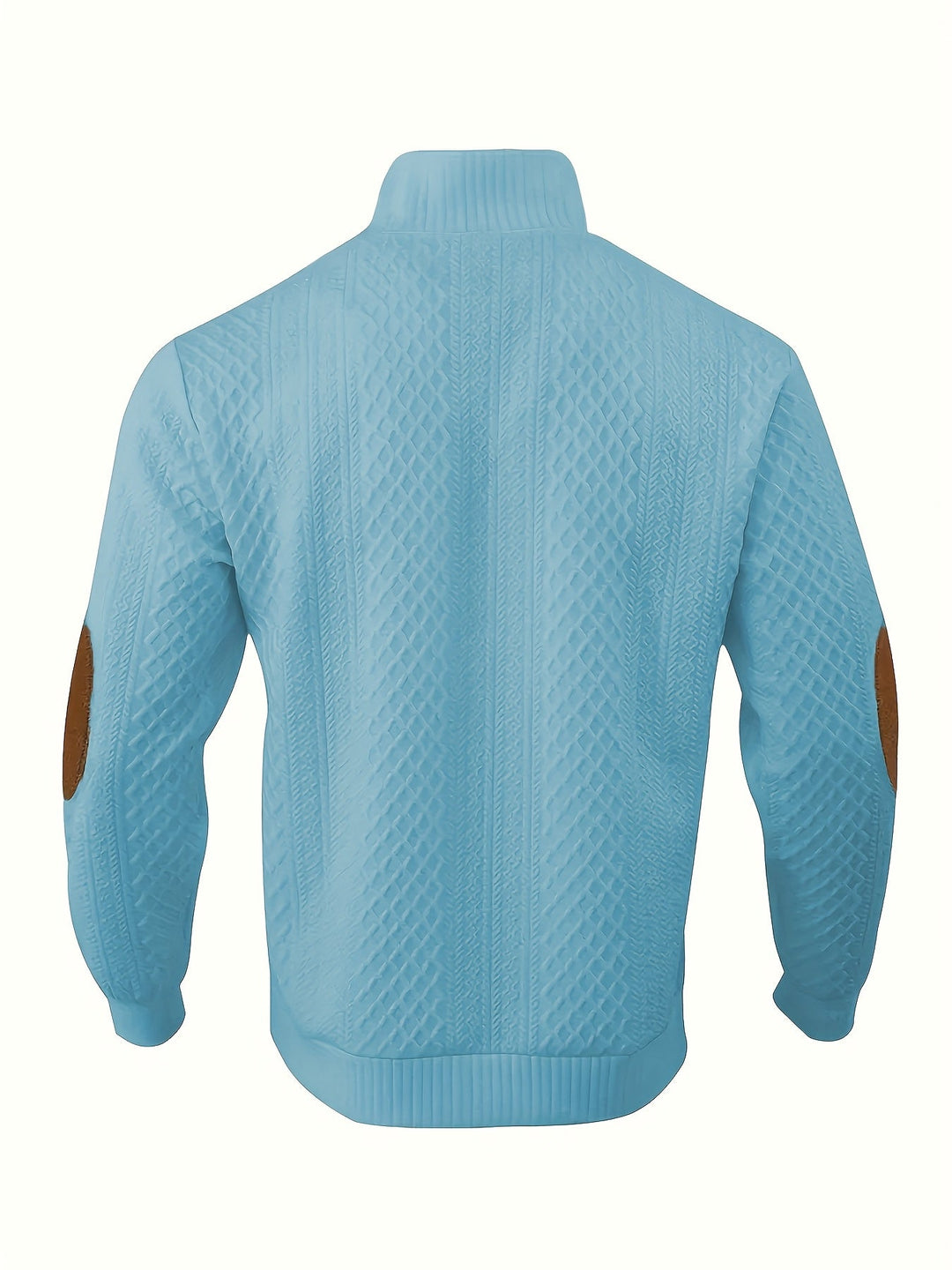 Ronan | Staande Kraag Knop Henley Trui