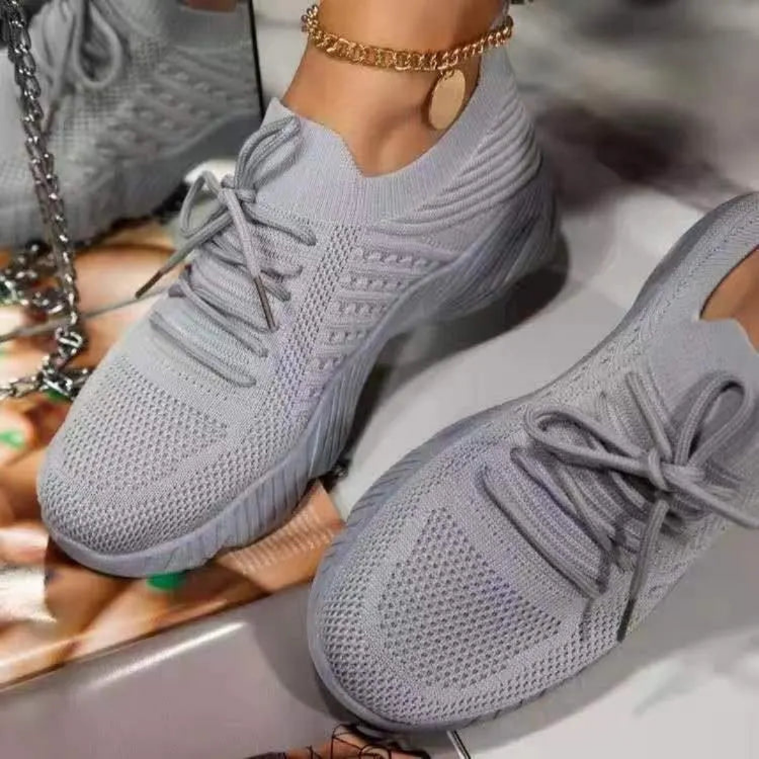 Dames Alle Seizoenen Mesh Vetersneakers