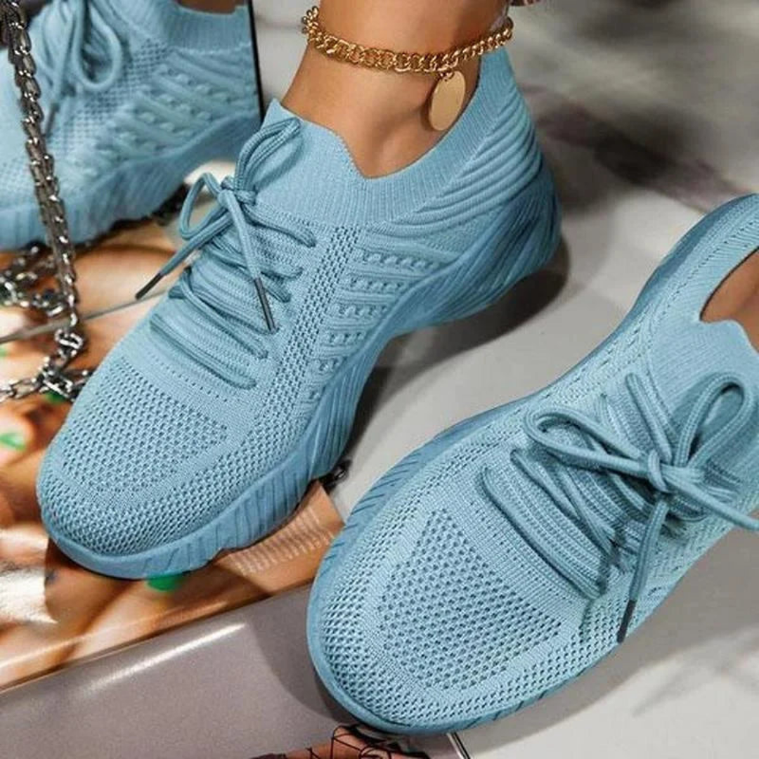 Dames Alle Seizoenen Mesh Vetersneakers
