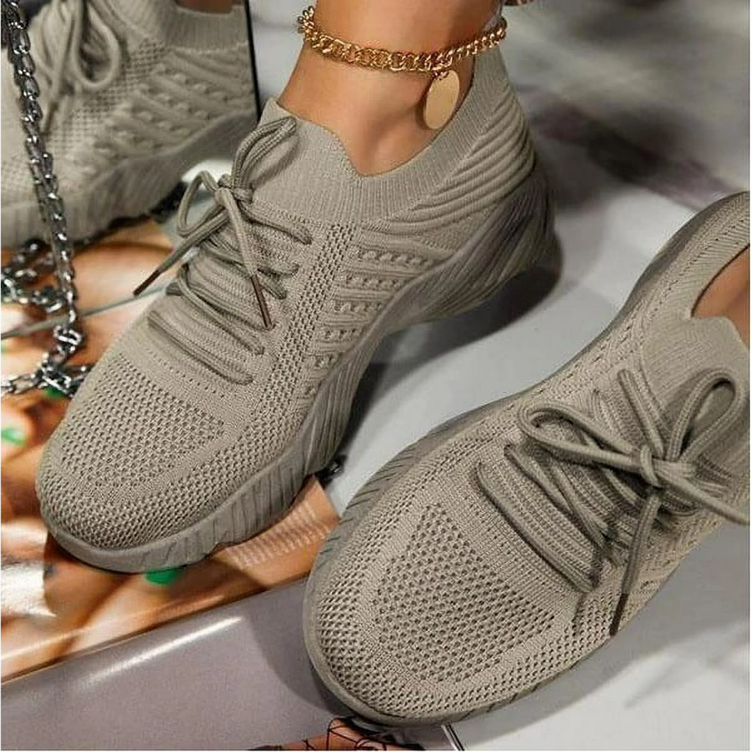 Dames Alle Seizoenen Mesh Vetersneakers