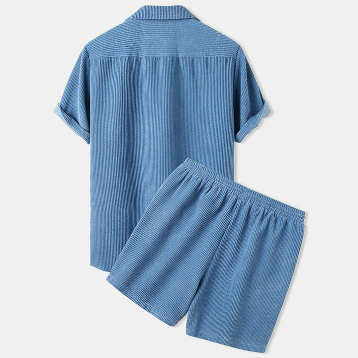 BreezeSet – Heren Corduroy tweedelige outfit