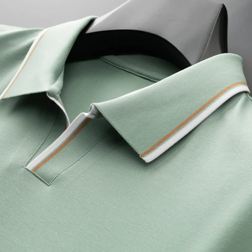 Vincenzo Prestige Zijde Polo Shirt