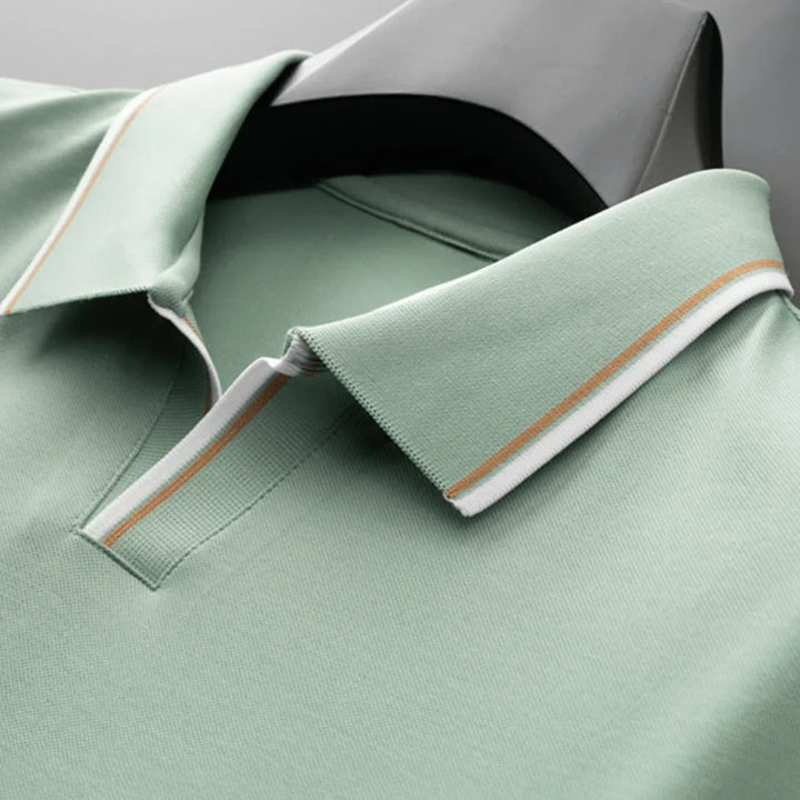 Vincenzo Prestige Zijde Polo Shirt