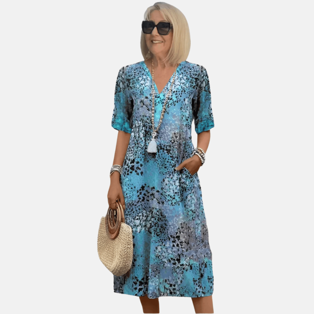 Losse zomerse Comfortabel jurk