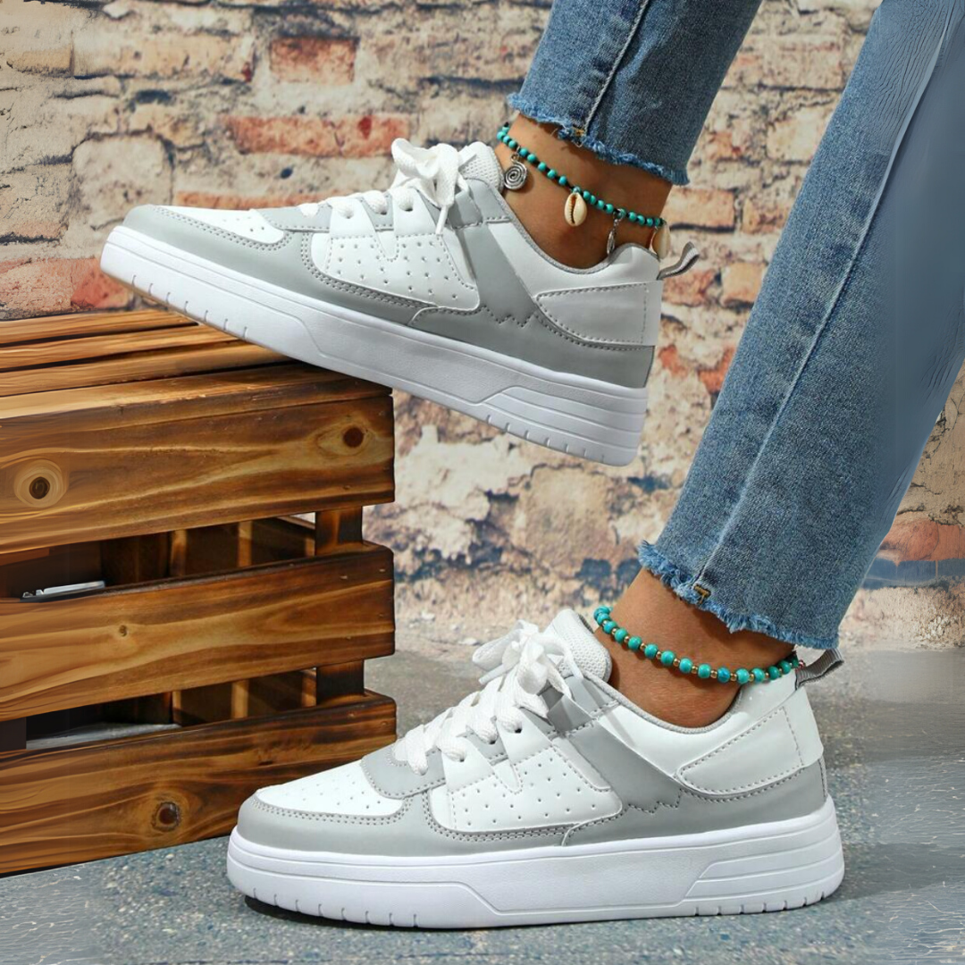 Dames Platform Sneakers met Vetersluiting