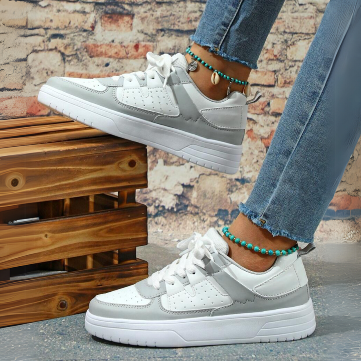 Dames Platform Sneakers met Vetersluiting