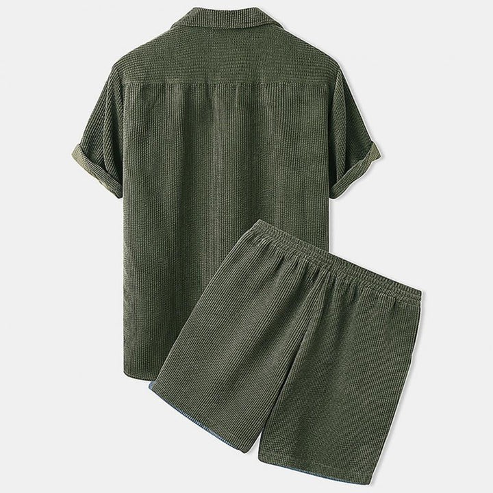 BreezeSet – Heren Corduroy tweedelige outfit
