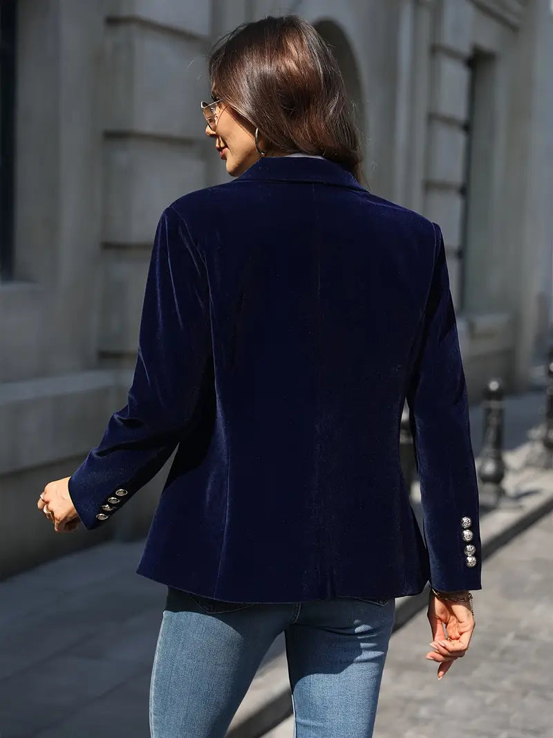 Savannah – Elegante Fluwelen Blazer
