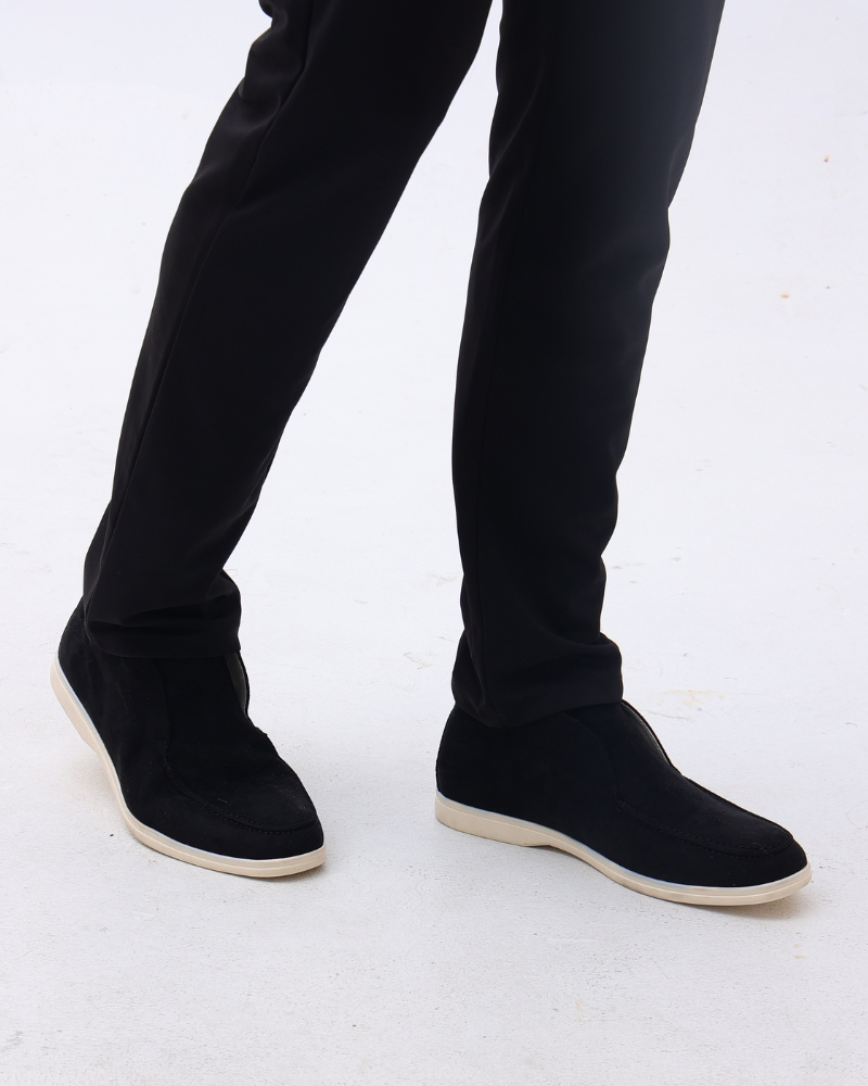 Mason | Slip On Mid Cut Heren Suède Loafer