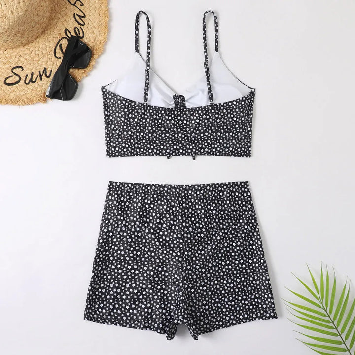 Lux | High Waist Bikini Set met Print