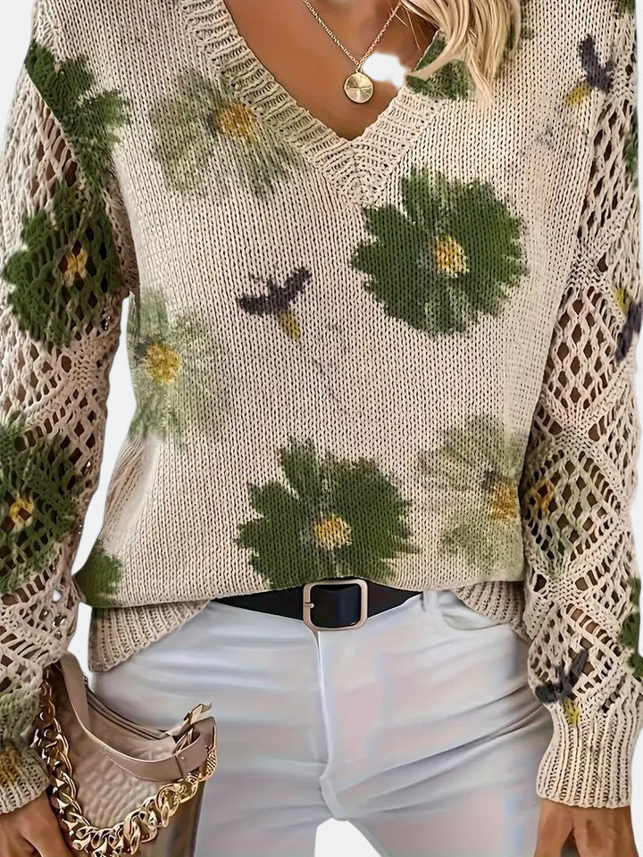 BRIANNA – BLOEIENDE CHIC BREISWEATER
