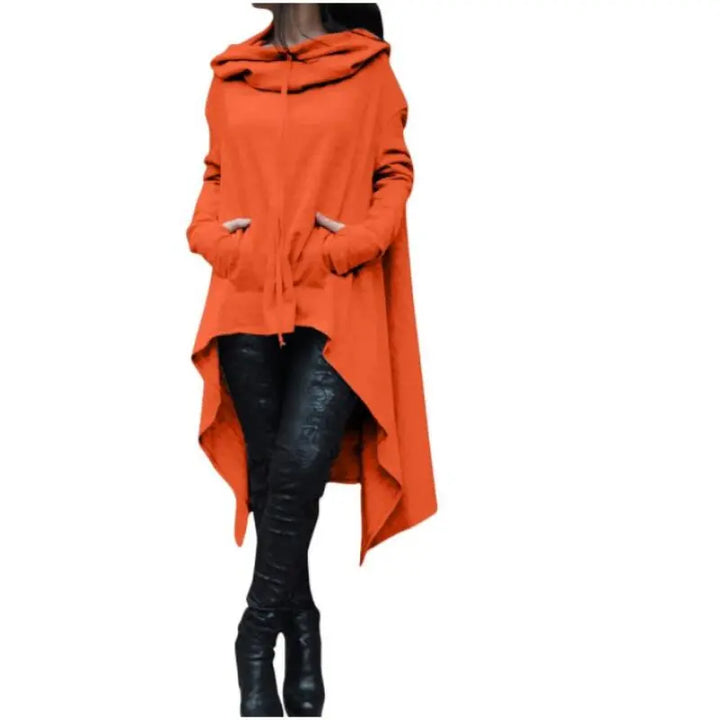 Palmer | Dames tuniek met capuchon en asymmetrische zoo