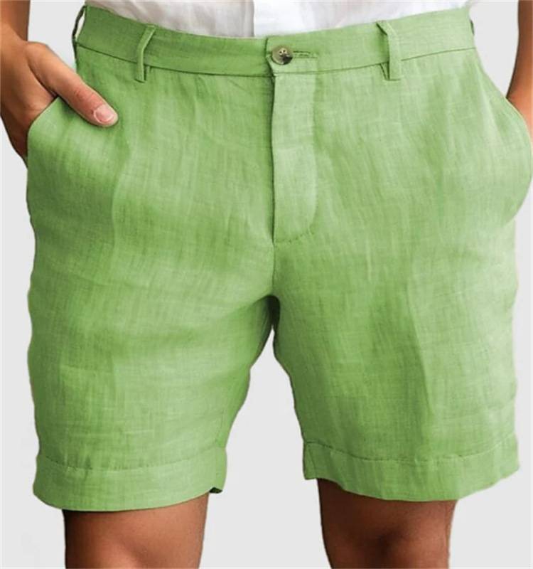 Zomer Linnen Shorts voor Heren