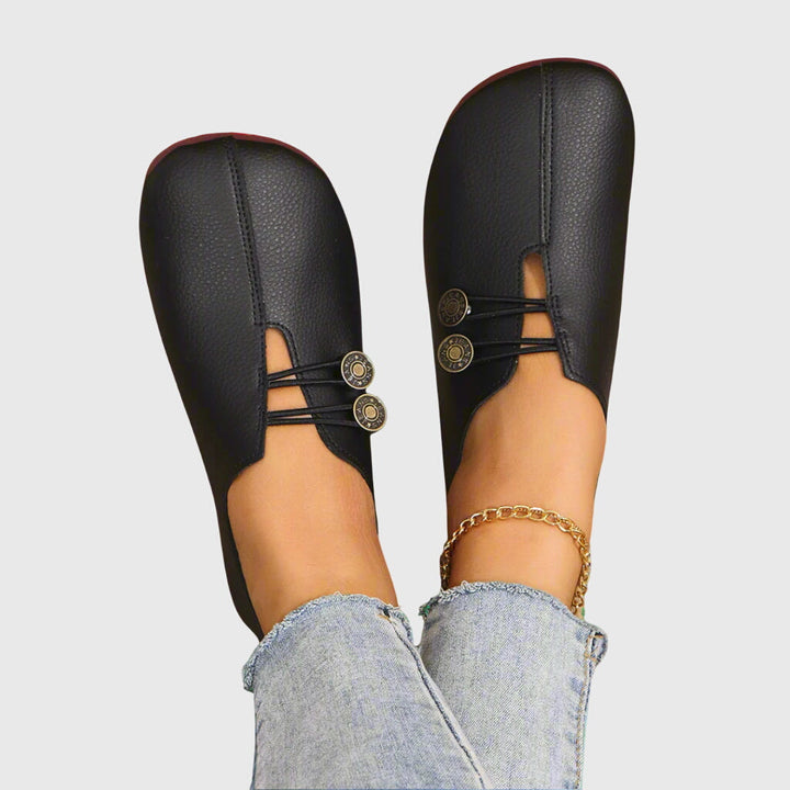 Andrea | Dames stijlvolle elegante comfortabele instap flats