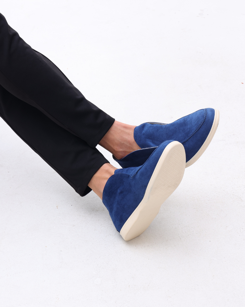Mason | Slip On Mid Cut Heren Suède Loafer