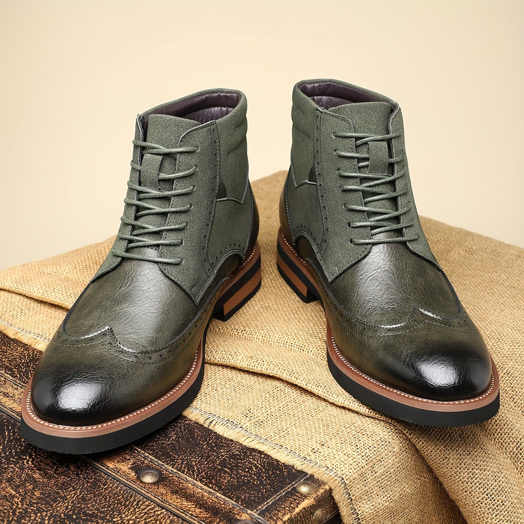 Roland | Klassieke Wingtip Enkellaarzen