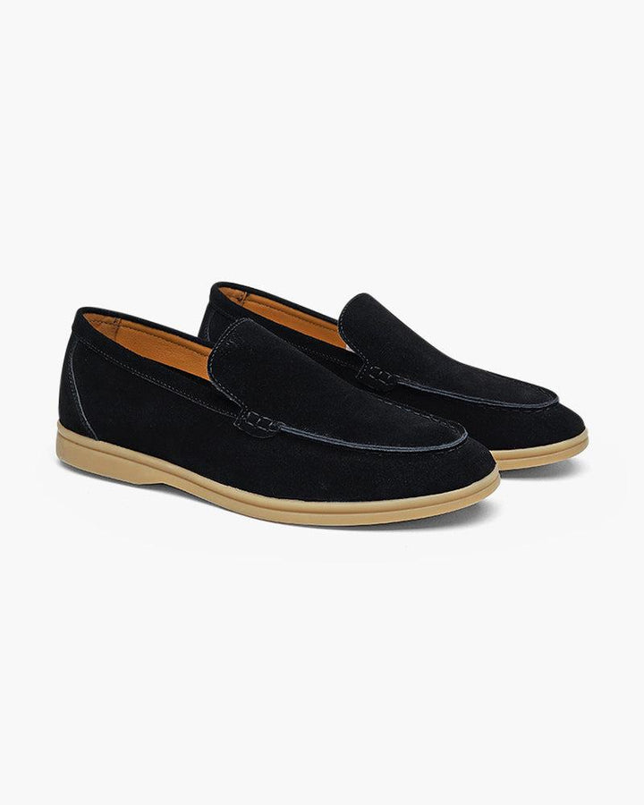 Luke | Old Money Style Heren Suède Loafer