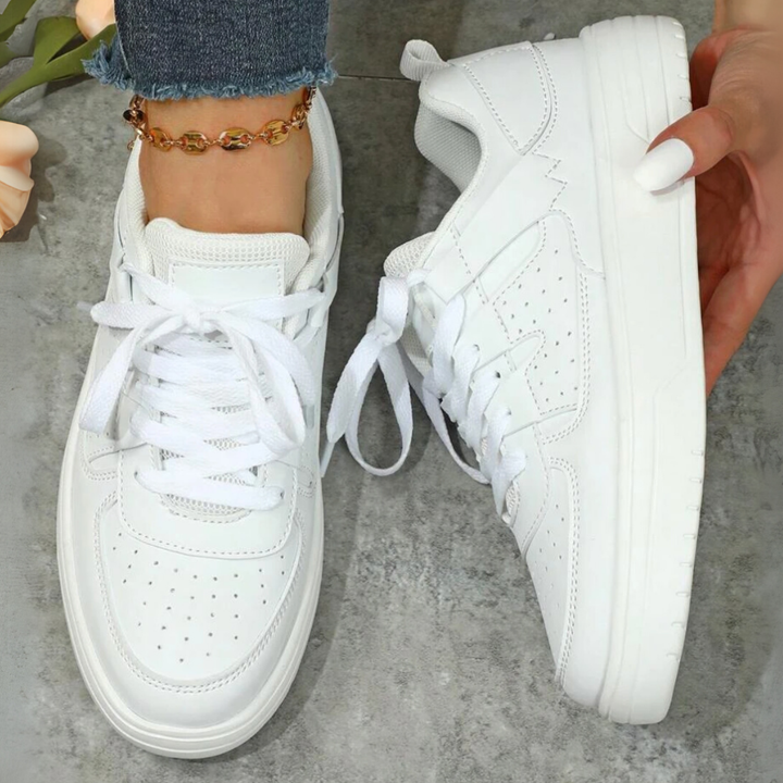 Dames Platform Sneakers met Vetersluiting