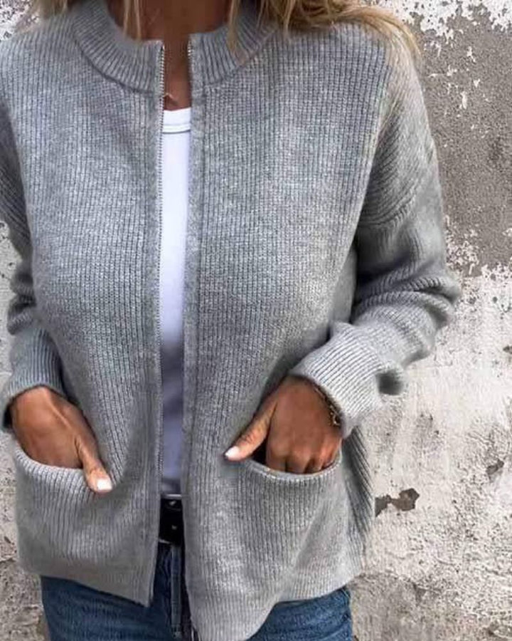 ERA - KATOENEN GEHAKTE CARDIGAN