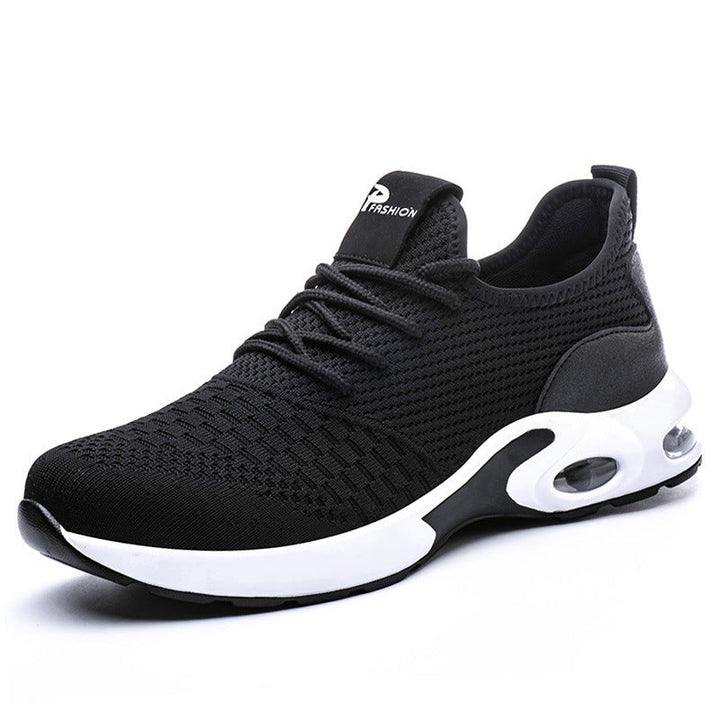 Ademend Mesh Sneaker met Vetersluiting voor Heren