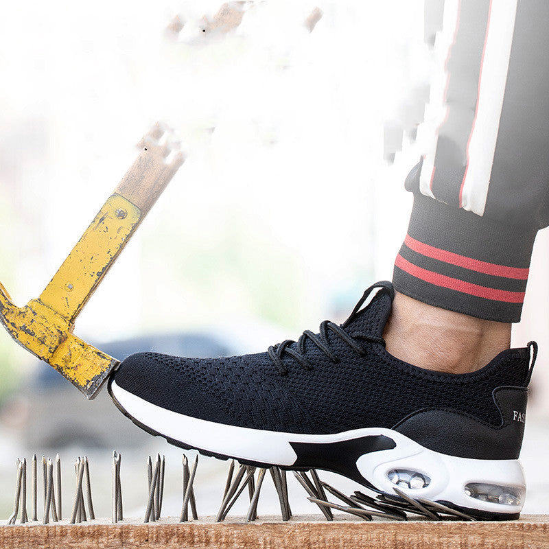 Ademend Mesh Sneaker met Vetersluiting voor Heren
