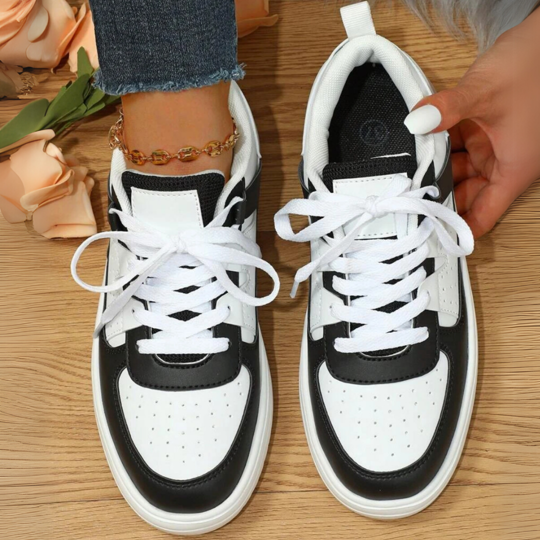 Dames Platform Sneakers met Vetersluiting