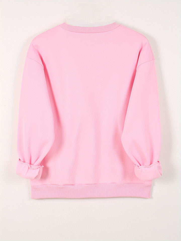 ZOEY – DUBBELE HART GRAFISCHE SWEATSHIRT