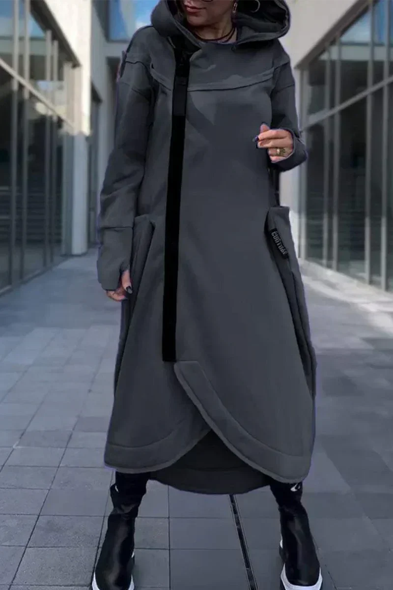 RILEY – FUTURISTISCHE HOODED LANGE JAS