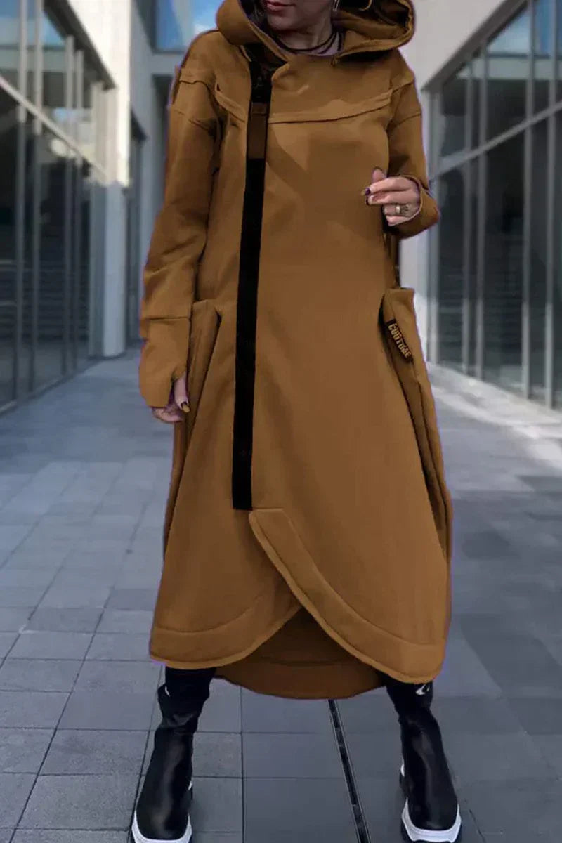 RILEY – FUTURISTISCHE HOODED LANGE JAS