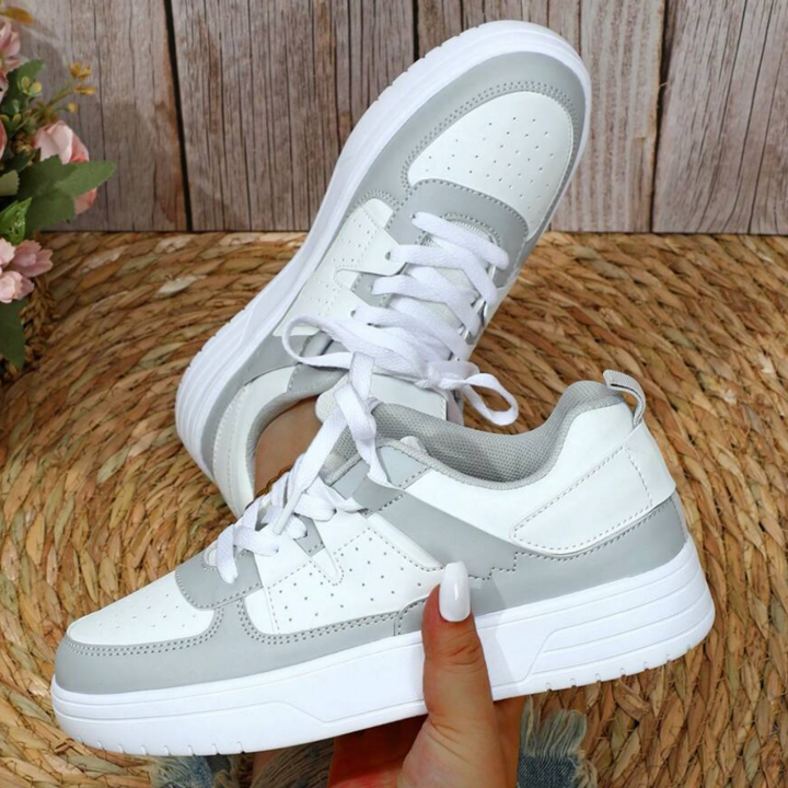 Dames Platform Sneakers met Vetersluiting