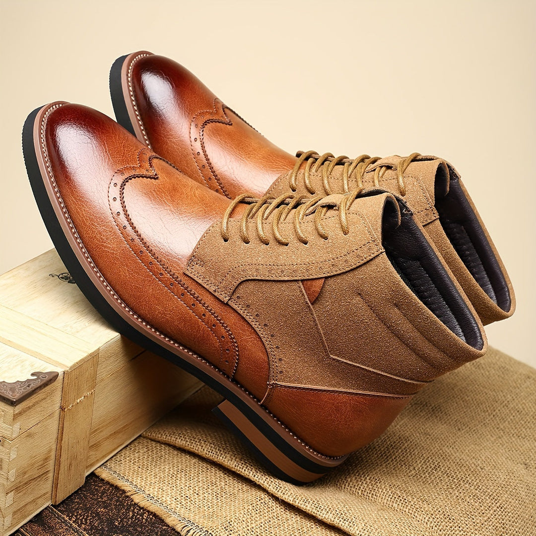 Roland | Klassieke Wingtip Enkellaarzen