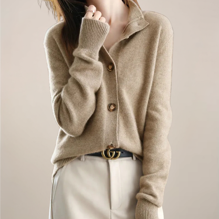 Nicole | Dames Lente Vest met Kraag en Knopen