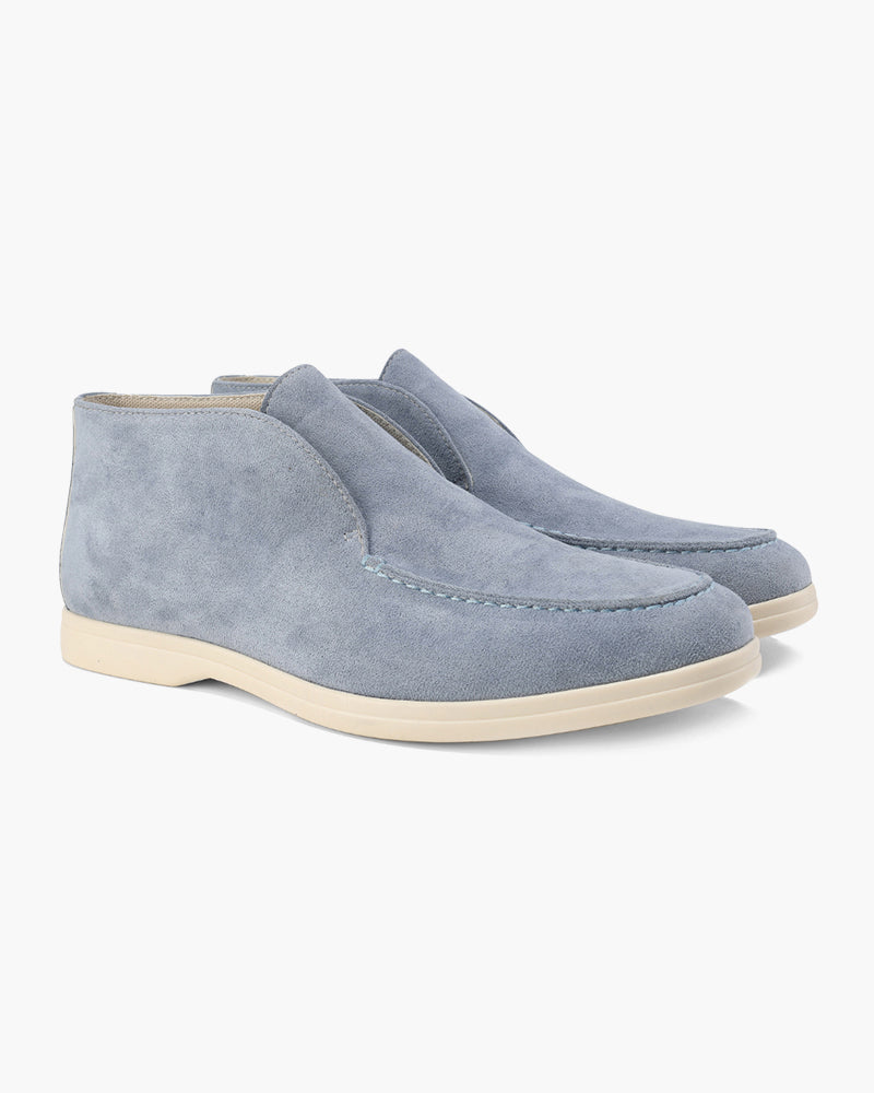 Mason | Slip On Mid Cut Heren Suède Loafer