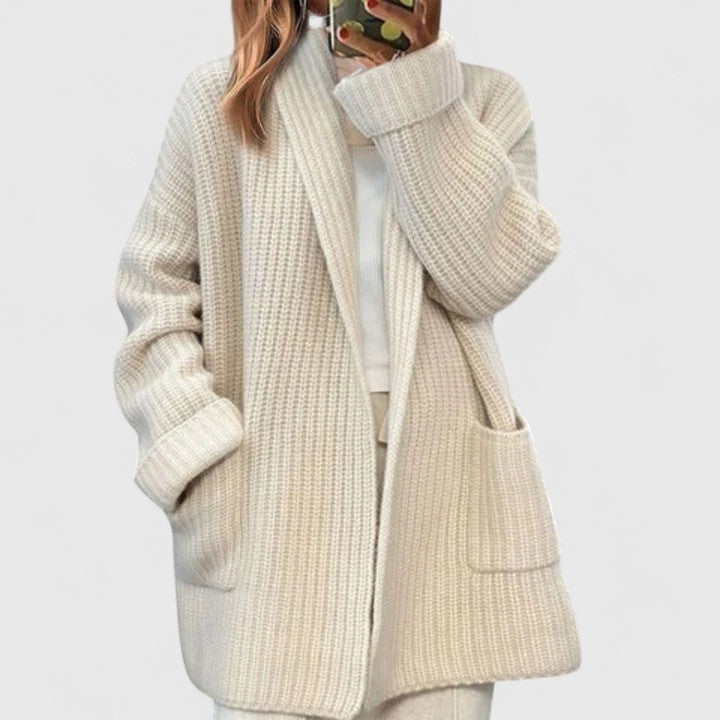 SHEENA – LANG SHAWL KRAAG CARDIGAN