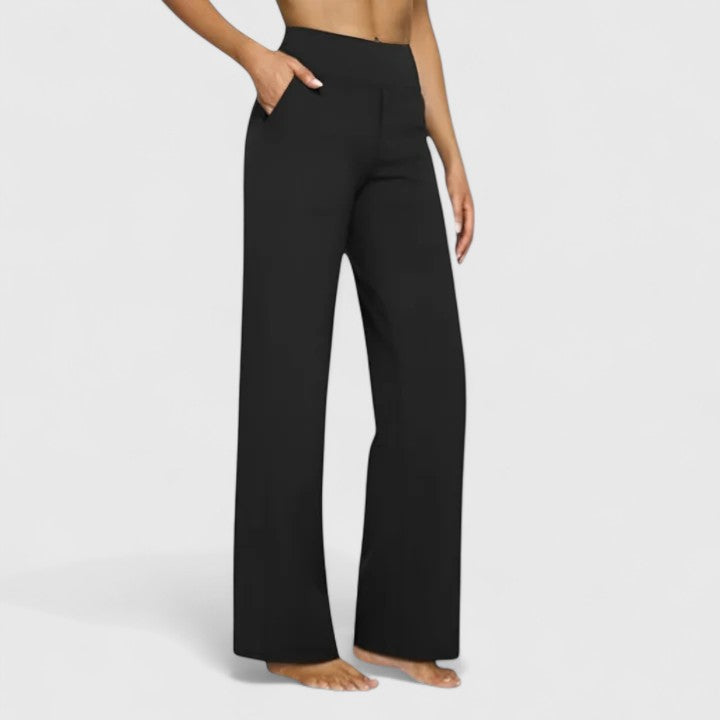 Zoey | Dames Hoge Taille Wijde Broek