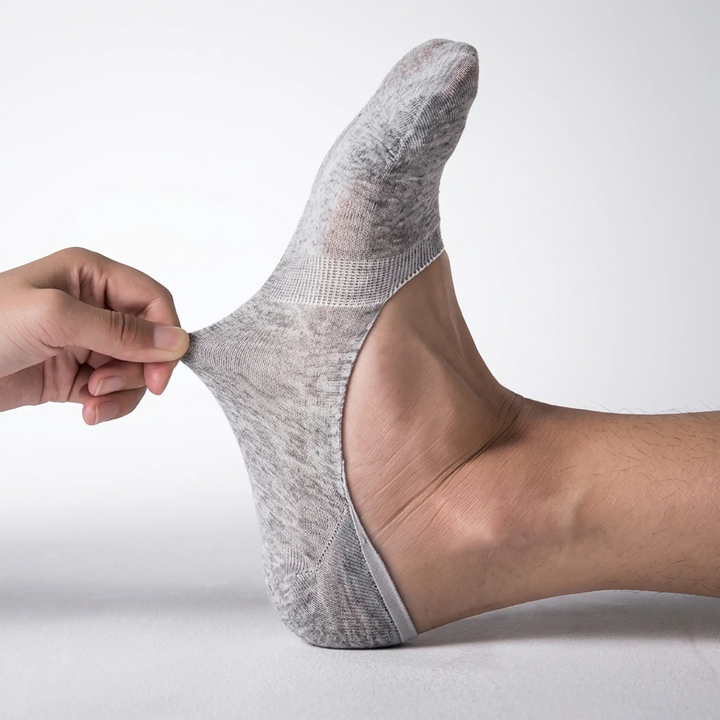 Ademende Lage Katoenen Antislip Sokken