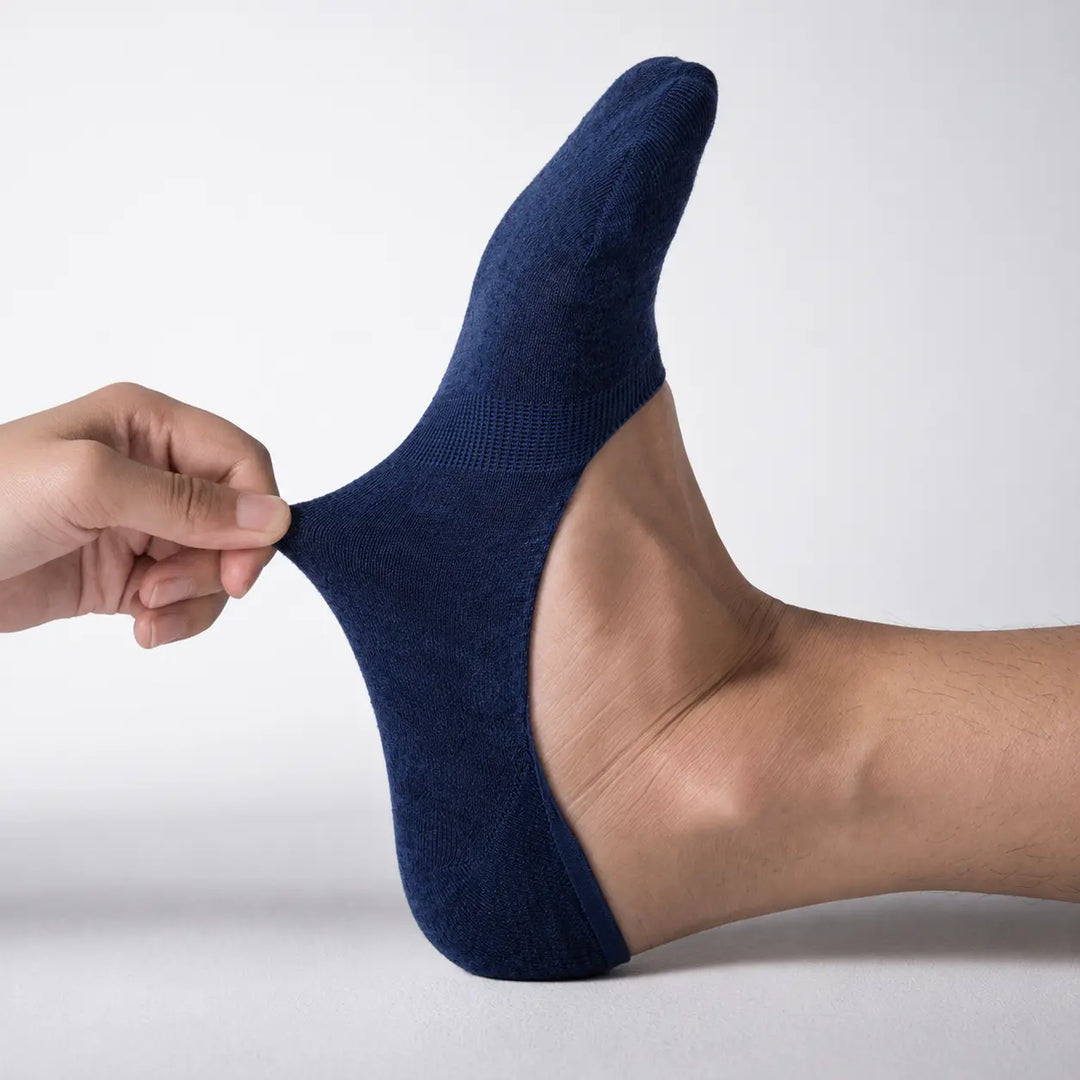 Ademende Lage Katoenen Antislip Sokken
